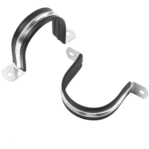 1 Inch Reinforced Rigid Pipe Strap U Bracket Cable Clamp Hanger With Rubber Cushioned Insulated Clamp for conduits and pipe fixing