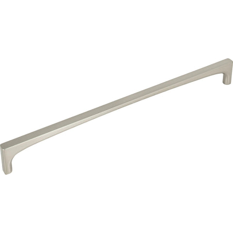 Riverside 8-13/16 Inch Center-To-Center Cabinet Pull In Honey Bronze Finish, durable satin hardware for cabinets, angled view