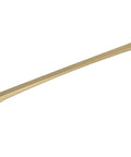 Riverside 8-13/16 Inch Center-To-Center Cabinet Pull In Honey Bronze Finish, shown at angle, durable satin hardware for cabinets