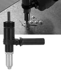 Rivet Gun Adapter For Electric Drill With Vertical Grip, High Hardness Alloy Steel Forged Head for pull rivets installation