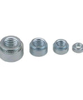 Press Rivet Nut Kit M2 To M10 Carbon Steel Zinc Plated Three To Thirty Pcs Nutsert Set For Machinery Furniture Cars Motorcycles 3D Printing Gear And More