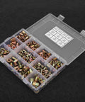 300 Piece Blind Rivet Nut Set In Plated Zinc Steel For Metal Plates And Pipes Multiple Sizes Durable Fastening Kit