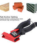 Ergonomic Rivet Wall Anchor Setting Tool Expansion Screw Tightening For Hollow Wall Cavities Industrial Riveting Tool Durable Alloy Steel Construction With 0.6 Inch Stroke And Sixteen Times Arm Force front view
