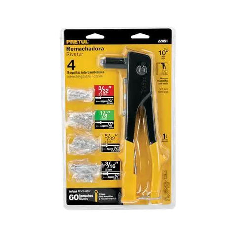 Riveting 10 Foot Assembly Tool With Durable Rivets For Fast Metal Fabrication And DIY Projects, Heavy Duty Riveting Set For Home Workshop And Professional Use By Pretul.