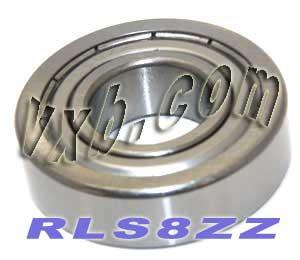 RLS8ZZ Shielded Bearing 1x2 1/4x5/8 inch - VXB Ball Bearings