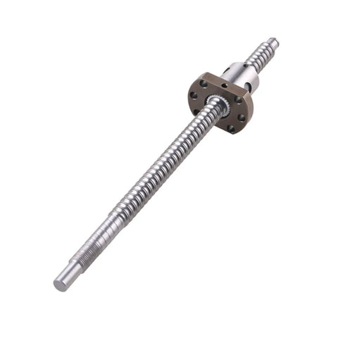 RM1204 Set SFU1204 Rolled Ball Screw C7 with 1204 Ball Nut, metal, CNC axis motion, anti-backlash, smoother travel under load