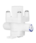 1/4 inch RO pressure reducing valve with easy install fitting for reverse osmosis systems and direct drink machines.
