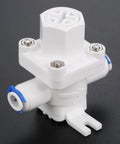 RO Water Pressure Regulator And Flow Regulator For Reverse Osmosis Systems One Quarter Inch Quick Connect Reducing Valve