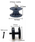 Robot Tracked Chassis Kit With Dual DC Motors for Arduino Raspberry Pi Microbit Python DIY, detailed wheel and M4 screw view.