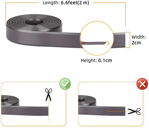 Boundary Stripes For Robotic Vacuums Compatible With G7000 G8000 Max G8000 And G8000 Pro 6.6 Ft By 2 M Dual Pack dimensions