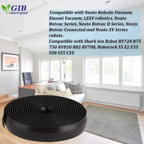 Magnetic Boundary Strips For Robotic Vacuum Cleaners, 13 Feet Of Tape Markers To Create No Go Zones For Older Models shown in a roll.