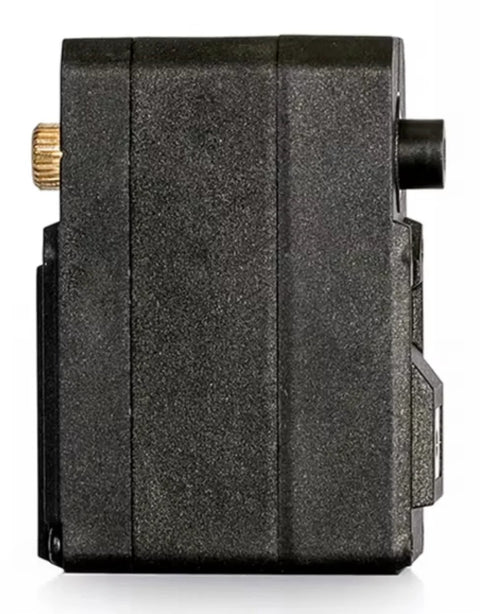 Side view of Robotic Arm Servo Motor 7.4V with 20 Inch Debugging Wire and 1 to 345 Reduction Ratio for High Torque Applications