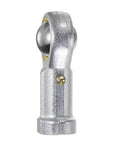Side view of 2 Pack PHS10 M10 Female Rod End Bearing Right Hand Thread M10x1.5 Self Lubricating Joint With Jam Nut Included 10mm