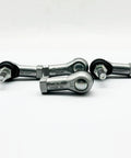 Rod End Spherical Joint Bearing BL 6D BL6D with miniature design, visible large hex seating and rubber sleeve