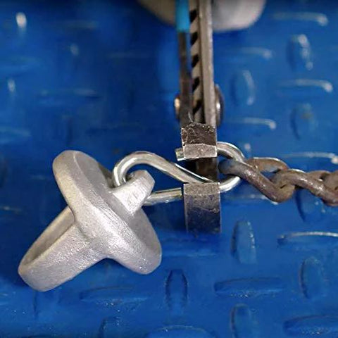 Rodent Proof Pull Chain Seal For Dock Levelers 1.75 Inch Solid Cast Aluminum Stops Mice And Rats Replaces Standard Ring Essential Pest Prevention