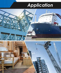 Various applications of Roll Pin Assortment Kit in construction, shipbuilding, furniture, and crane industries