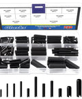 Huge 230 Piece Roll Pin Set in 11 Sizes for DIY Home Improvement and Auto Repair, durable 65Mn steel with black oxide finish by Glarks