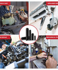 Premium 435-Piece Roll Pin Set By AIMUNOK used in ship and appliance repair, car maintenance, and mechanical fixation DIY projects.