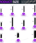 230 Piece Black Metric Roll Pin Set With Storage Case Includes 11 Sizes M2 M3 M4 M5 M6 M8 M10 Slotted Spring Pins sizes chart