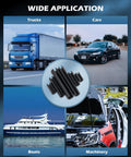 Wide application of 400 Piece Roll Pin Set With Slotted Spring Pins M1.5 Through M6 for trucks, cars, boats, and machinery by Zelcan.