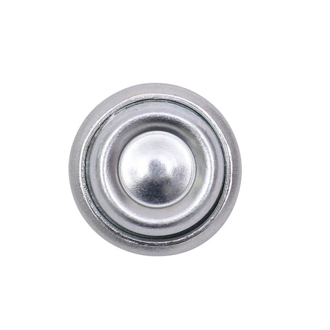 Close-up of a Roller Ball Transfer Bearing Set Five Eighth Inch Diameter Flange Conveyor Transfer Unit With 360 Degree Rotation Pack Of Eight FKG