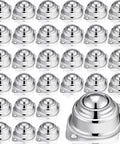 30 Pcs 1" Roller Ball Transfer Bearing 400 Lbs Load Capacity Carbon Steel Round Ball Transfer Unit Universal Casters