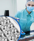 Bulk Forty Pack Five Eighths Inch Roller Ball Transfer Bearings In Carbon Steel Universal Rotation Ball with technician
