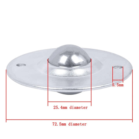 ✝️ Roller Ball Transfer Bearing Casters - 1 Inch Ball Transfer Rollers Unit Conveyor for Furniture Table Transmission