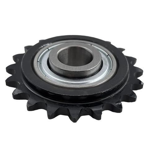 No 35 Roller Chain Idler Sprocket Type C With Five Eighths Bore And Twenty Teeth Includes Bearing 203KRR2