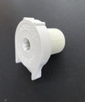 Side view of R3 Roller Shade Clutch for 1 1/8" Tube - Natural, for Roller Shades on dark background.
