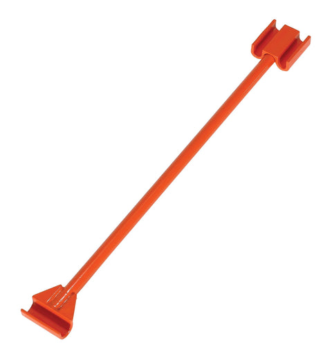 Machine Roller Handle With Turning Bar For Enhanced Maneuverability In Material Handling, 37.5 Inch Length, Orange Iron