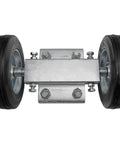 Rolling Gate Wheel Carrier 6 Inch For Chain Link Fences And Sliding Gates With 2 Hard Rubber Wheels Adjustable Carrier