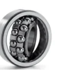 Front view of 1213 Rollway 65 Mm Bore Size 120 Mm Outside Diameter Radial Ball Bearing Self Aligning Straight Bore Premium 52100 Bearing Steel.