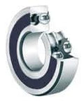 Rollway 2207 2RS self aligning radial ball bearing 35mm bore 72mm OD sealed straight bore 52100 bearing steel cut-open view
