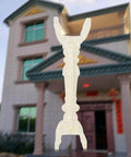 Two 35 Inch Balustrade Molds For DIY Concrete Casting, Roman Column Style Balcony Fence Molds in front of house