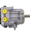 Side view of RONGPAS LH Hydro Gear Pump PG-1KCC-DY1X-XXXX BDP-10A-316 compatible with Ariens 02964300 Dixie Chopper 200029 Dixon 17023