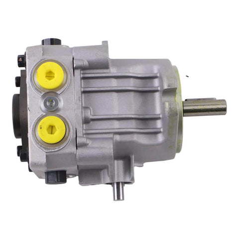Side view of RONGPAS LH Hydro Gear Pump PG-1KCC-DY1X-XXXX BDP-10A-316 compatible with Ariens 02964300 Dixie Chopper 200029 Dixon 17023