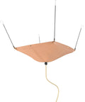 Heavy Duty Roof Leak Diverter Tarp Kit 5x5 Ft Waterproof Ceiling Rain Catcher With Drainage System for emergency repairs.