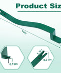Heavy-Duty Roof Shingle Nail Removal and Installer Tool with a 2-in-1 nail slot, 11 inches long, green high-carbon steel.