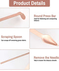 9 Pack 3 In 1 Metal Cleaning Tools Set Stainless Steel Tamper Reamer Pick Multi Tool with rose gold finishes details.