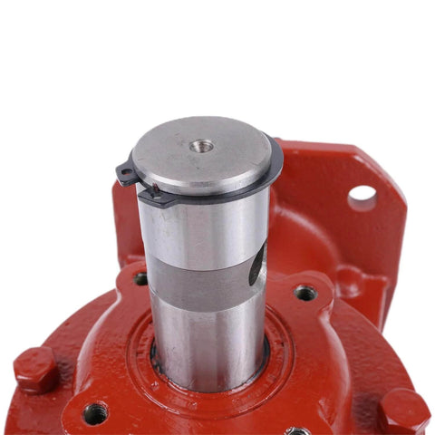 Close-up of RC30 Rotary Cutter Gearbox 40 HP 45HP 1-3/8 Smooth Input Shaft highlighted, fits 4'&5' mowers, 12 splines