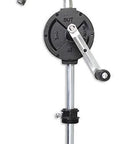 Groz 44080 Rotary Fuel Pump with Steel Discharge Spout featuring crank handle and telescoping suction tube