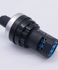 Side view of LA42DWQ22 22Mm Rotary Potentiometer 5K Ohm Governor for Inverter with three terminals for industrial automation.