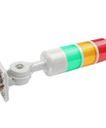 Industrial Signal Tower Light With Rotatable Base Three Layer LED Beacon 12 Volt And 24 Volt DC Steady Or Flashing Modes