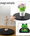 11.8 Inch Heavy Duty 360 Degree Rotating Swivel Stand With Steel Ball Bearings for flowerpot and decorative items