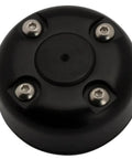 Round Cable Gland For Marine Use Waterproof Pass Through Seal In Black Plastic CG20PB with stainless steel screws visible