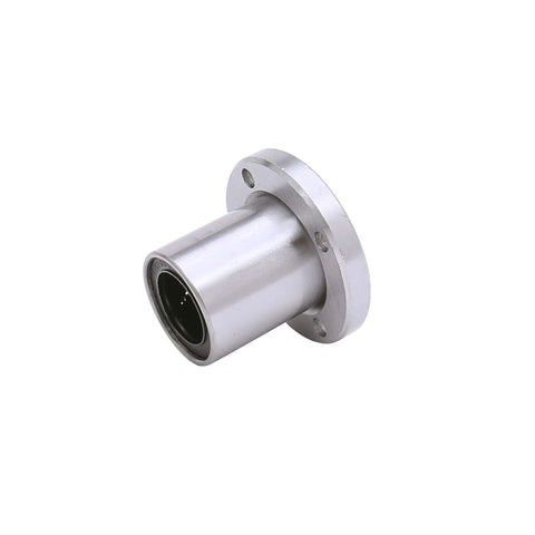 Round Flange Linear Ball Bearing LMF20UU Set Of 2 For 20mm Bore 32mm Outer Diameter And 42mm Length for CNC and 3D Printers.