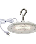 Hi Pro 8 Inch Round LED Shop Light UFO Utility Light For Garages And Shops With Bright White 60 Watt Equivalent Illumination