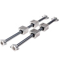 Round Linear Rail 800mm With SCS20UU Bearing Housing And SHF Clamp for Linear Guide 3D Printer, showing dual rail setup.