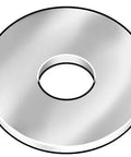 Round Rivet Washer 1/8 In ID 3/8 In OD Zinc Plated Steel 500 Pack, close-up view showing smooth zinc finish